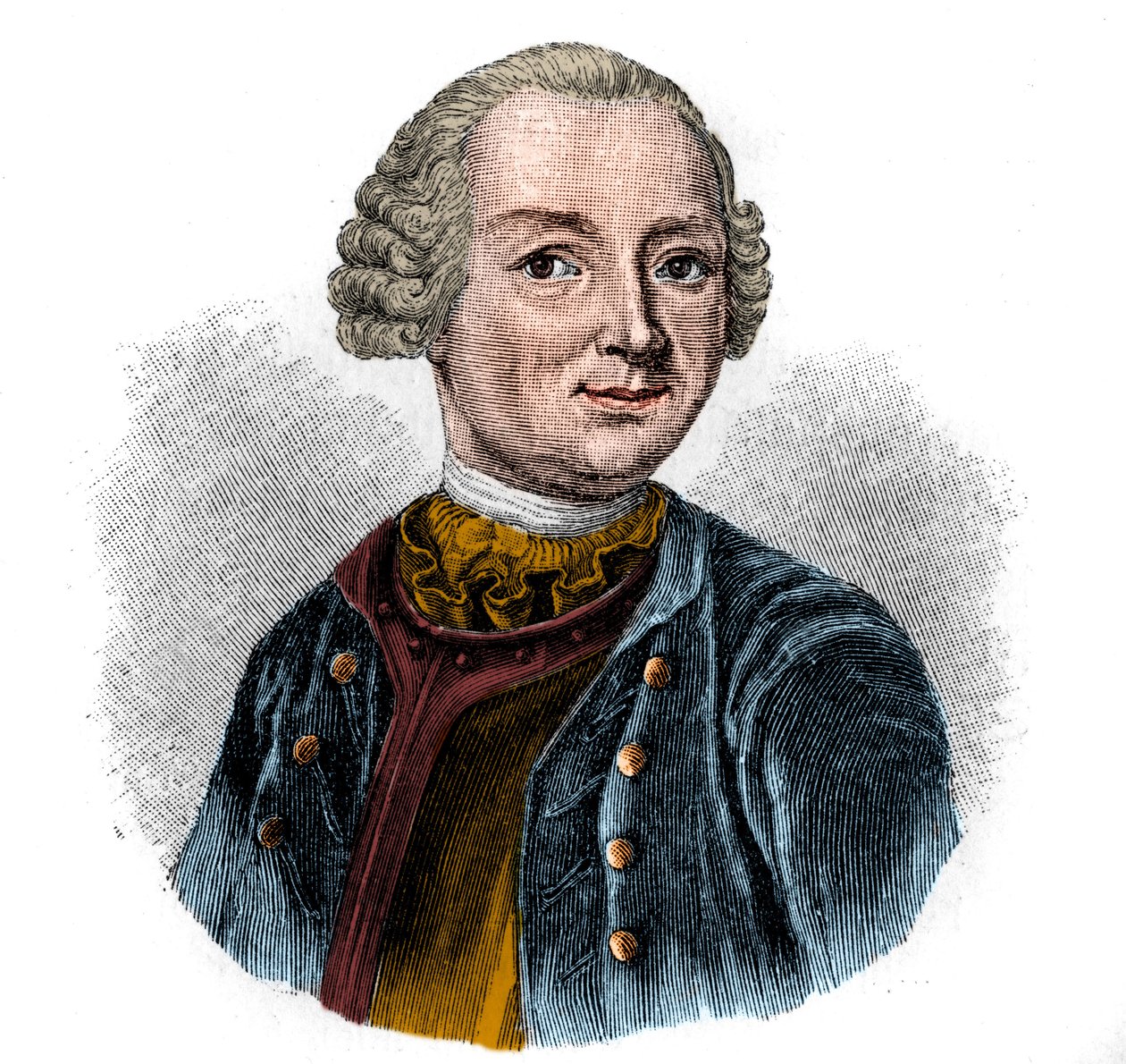 Retrato de EWALD CHRISTIAN VON KLEIST (1715-1759) poeta alemão. de Unknown artist
