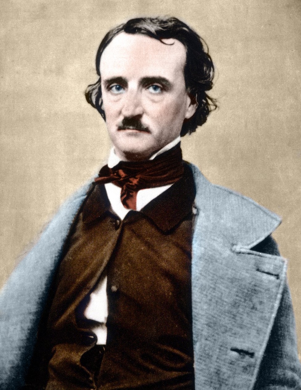 Retrato de Edgar Allan Poe (1809-1849), escritor americano. de Unknown artist