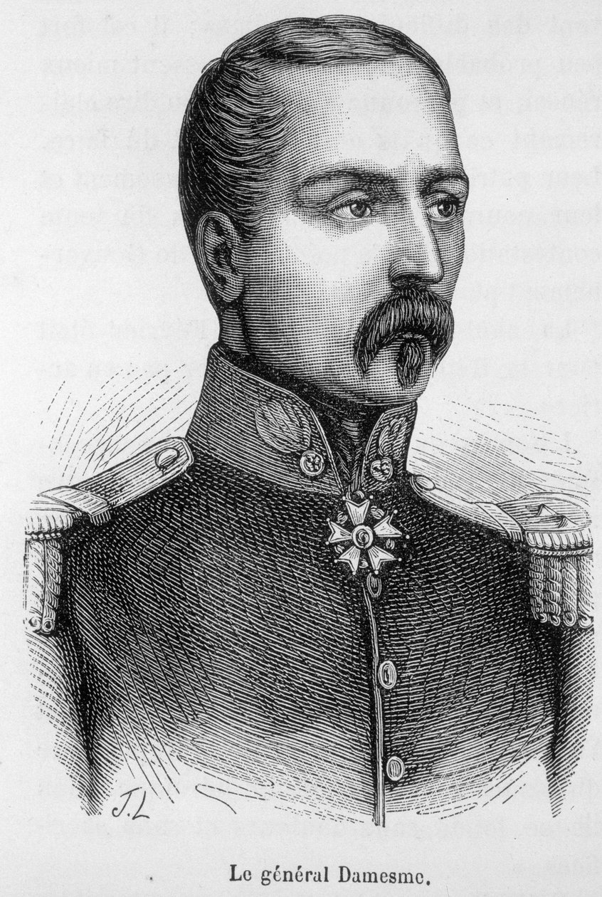 Retrato de Edouard Adolphe Deodat Marie Daesme (1807-1848), militar francês. de Unknown artist