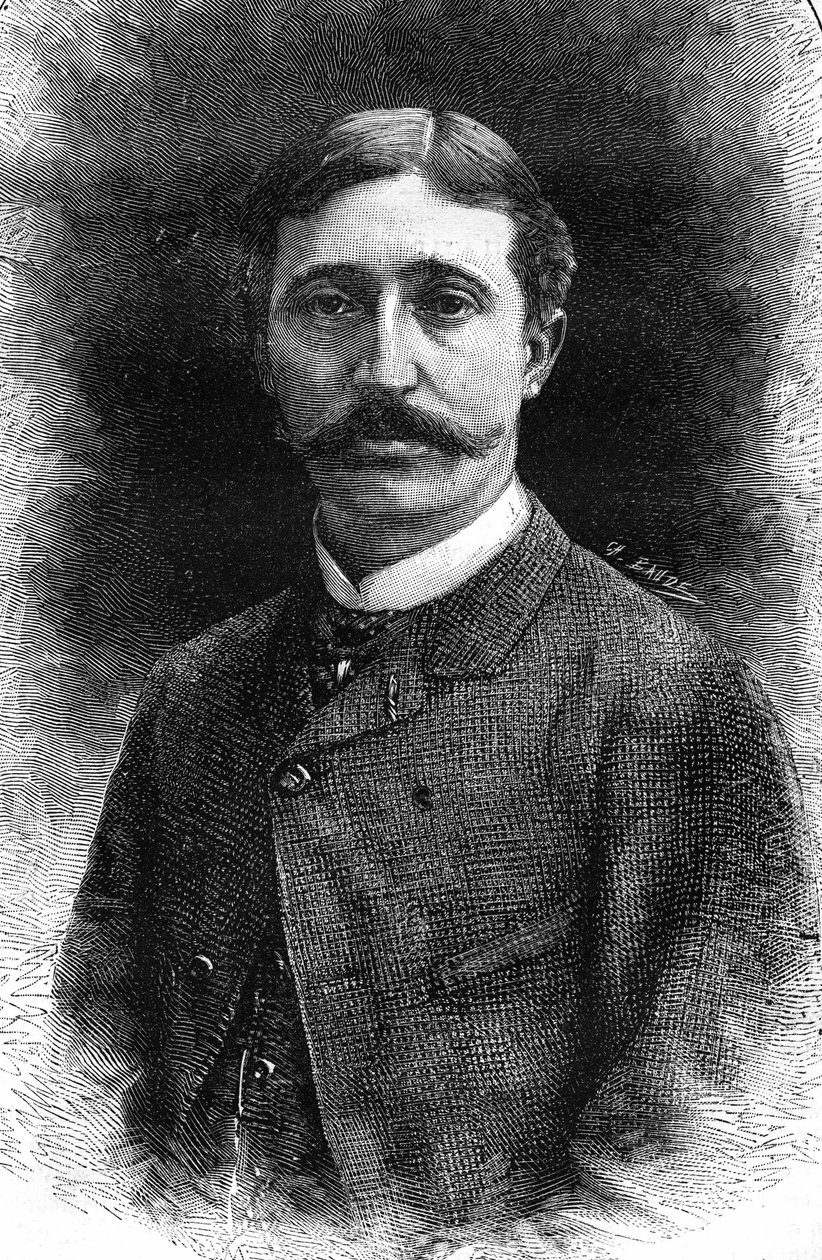 Retrato de Edouard Detaille, pintor francês (1848-1912). de Unknown artist