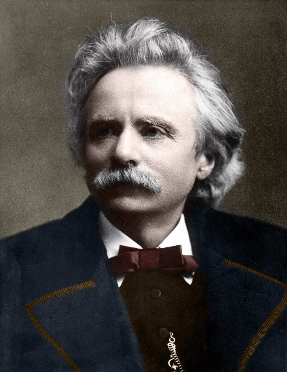 Retrato de Edvard Grieg (1843 - 1907) Compositor norueguês. de Unknown artist