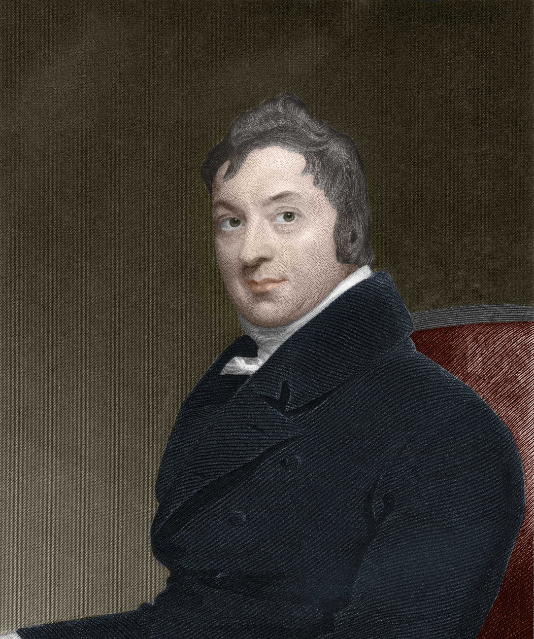 Retrato de Edward Jenner (1749-1823), médico inglês, descobridor de imunidade contra a varíola. de Unknown artist