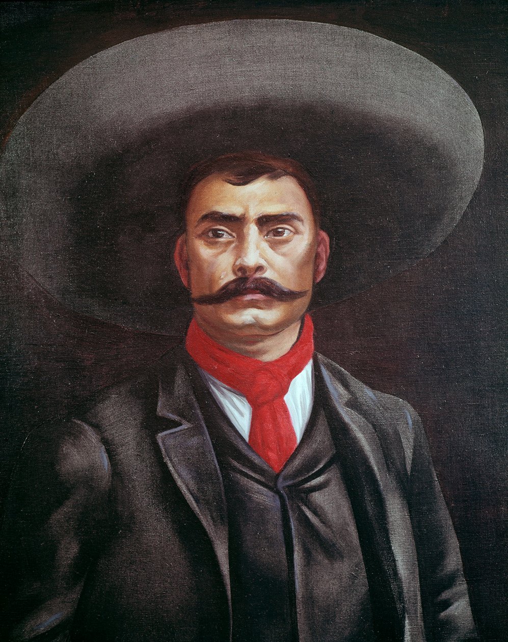 Retrato de Emiliano Zapata (1879-1919), mexicano de Unknown artist