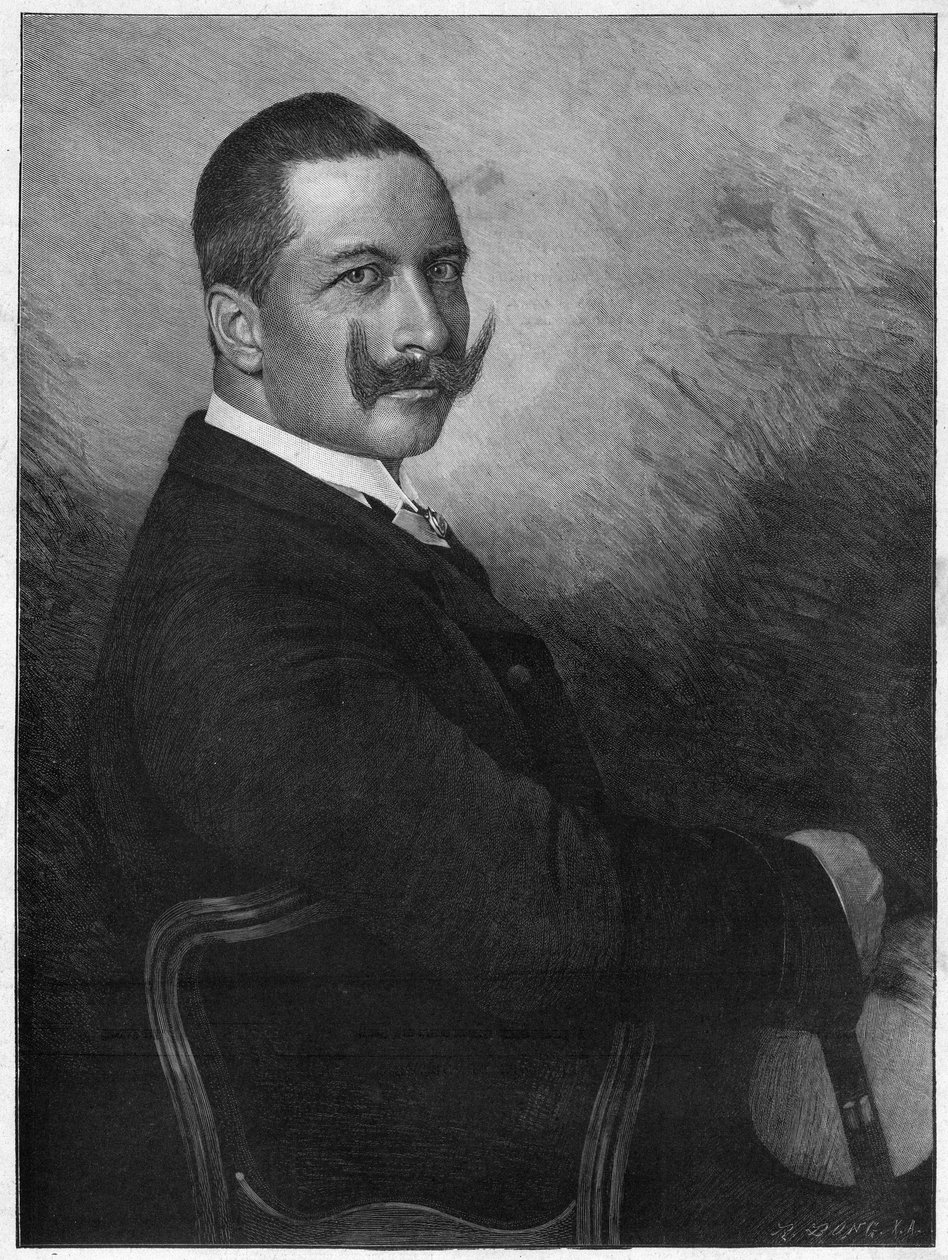 Retrato do Imperador Guilherme II (1859-1941) (Kaiser Wilhelm II Imperador alemão e Rei da Prússia) 1899 de Unknown artist