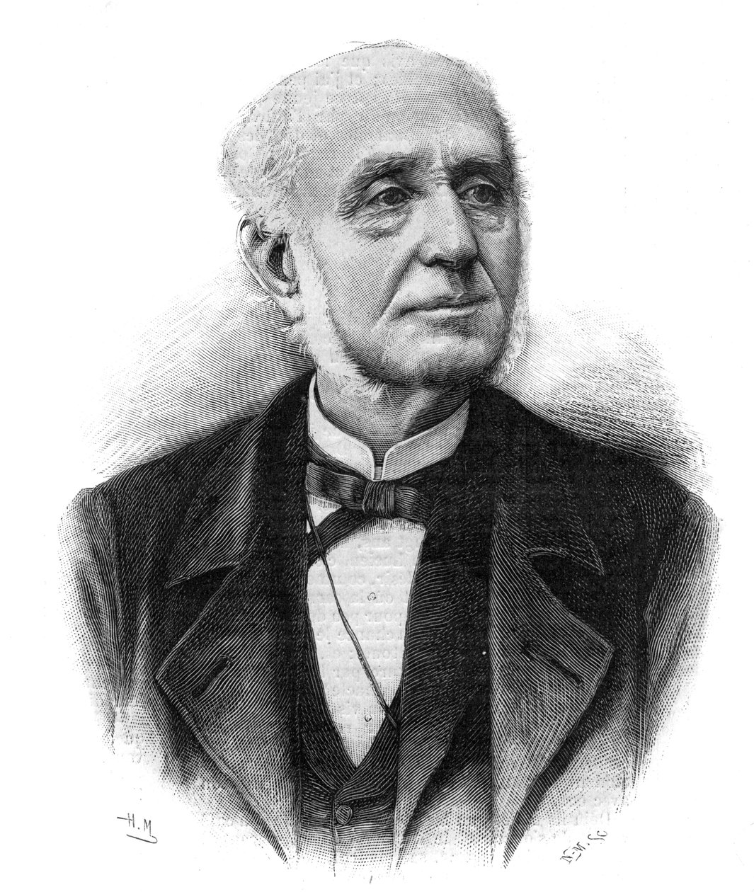 Retrato de Etienne Arago (1802-1892) autor dramático, político, prefeito de Paris de Unknown artist