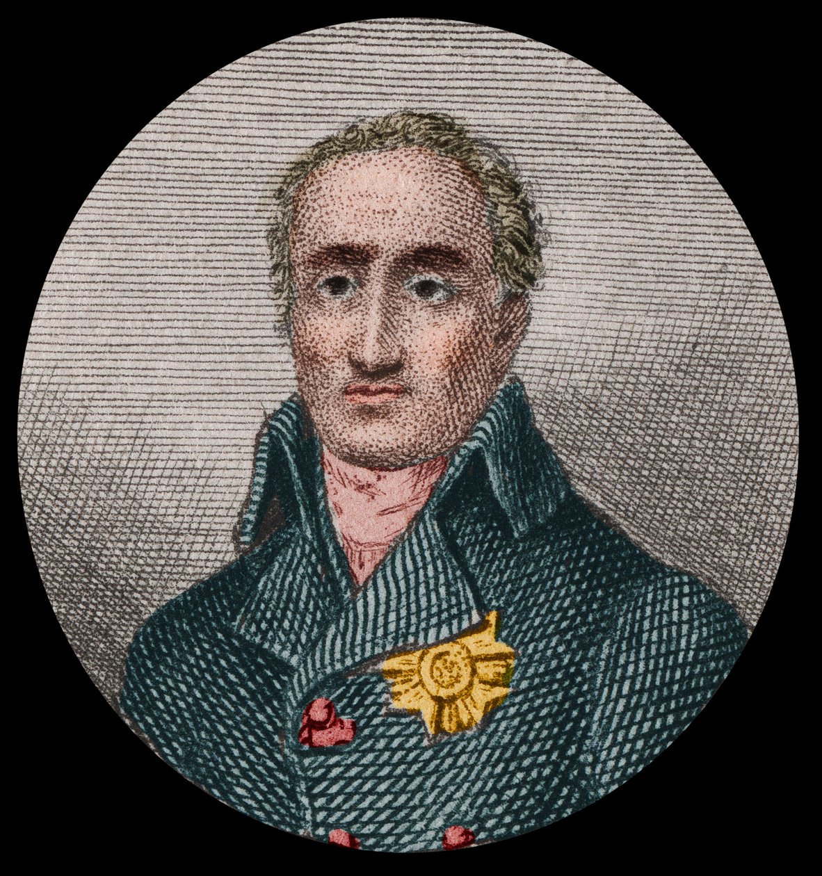 Retrato de Etienne de La Ville, Conde De Lacepede (1756-1825), naturalista francês. Gravura anônima de 1876. de Unknown artist