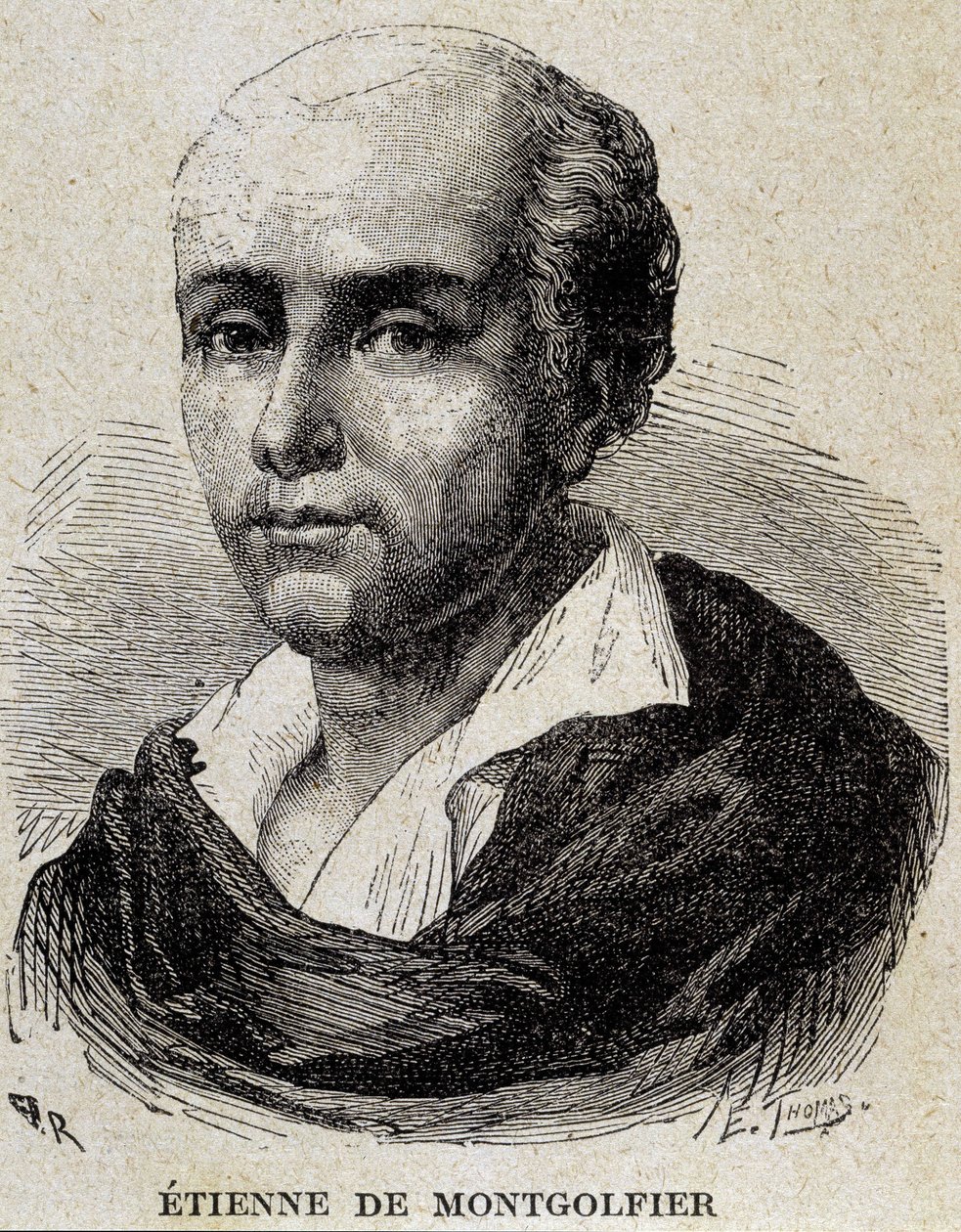 Retrato de Etienne de Montgolfier (1745 - 1799). de Unknown artist