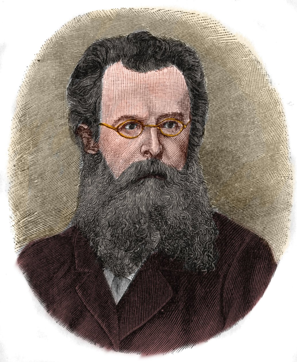 Retrato de Felix Dahn (1834-1912), escritor, professor e historiador alemão. de Unknown artist