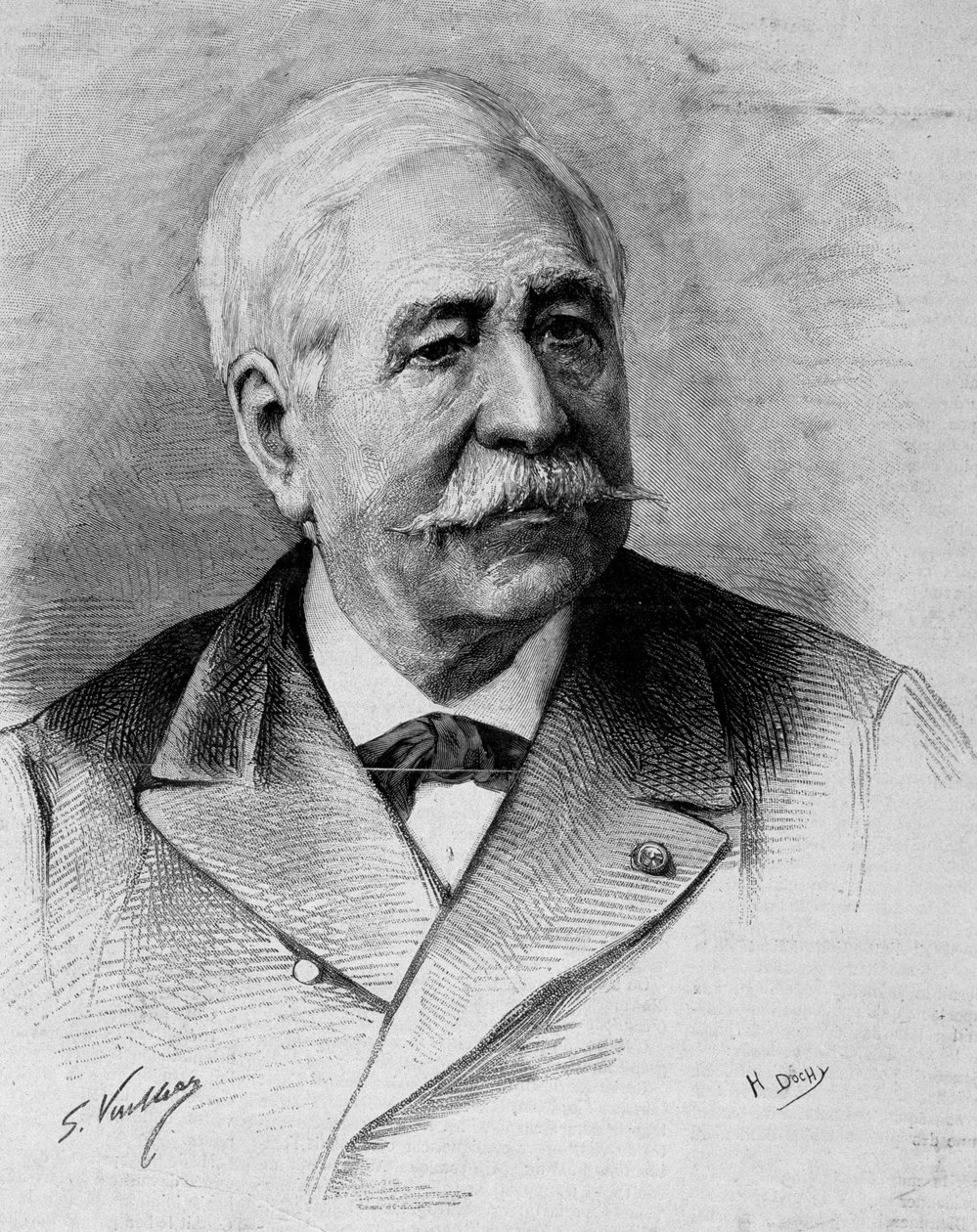 Retrato de Ferdinand de Lesseps (1805 - 1894). de Unknown artist