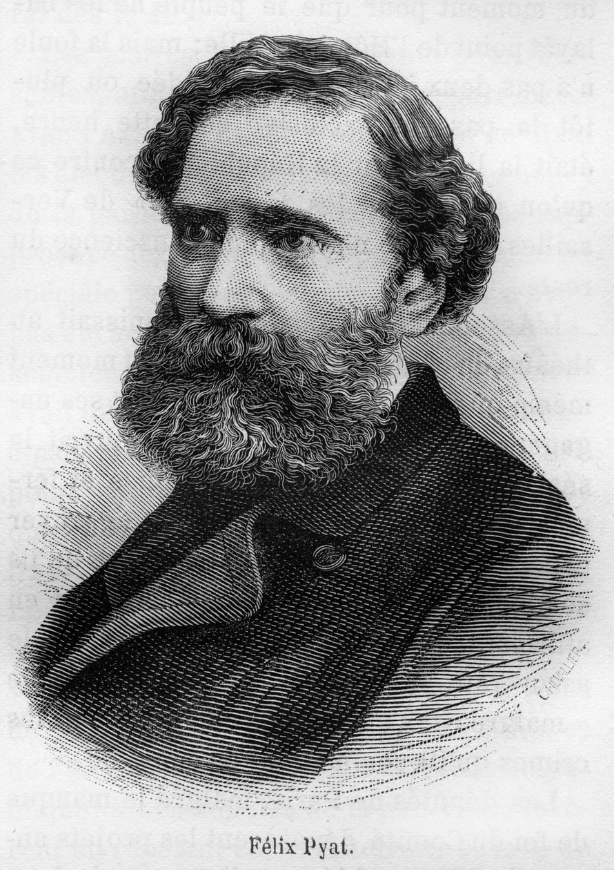 Retrato de Félix Pyat. Escritor, jornalista e político francês. 1810-1889 de Unknown artist