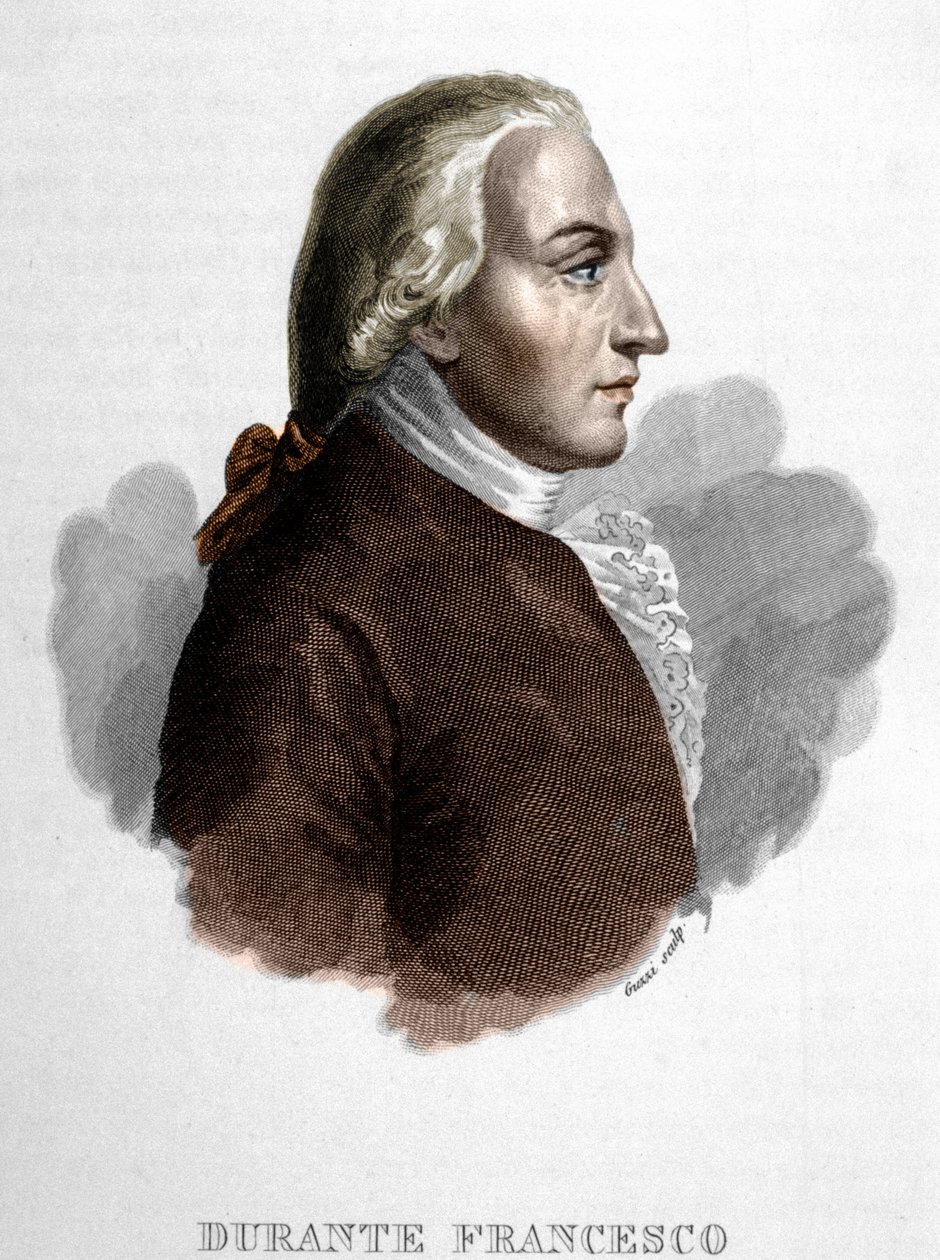 Retrato de Francesco Durante. Músico italiano (Frattamaggiore de Unknown artist