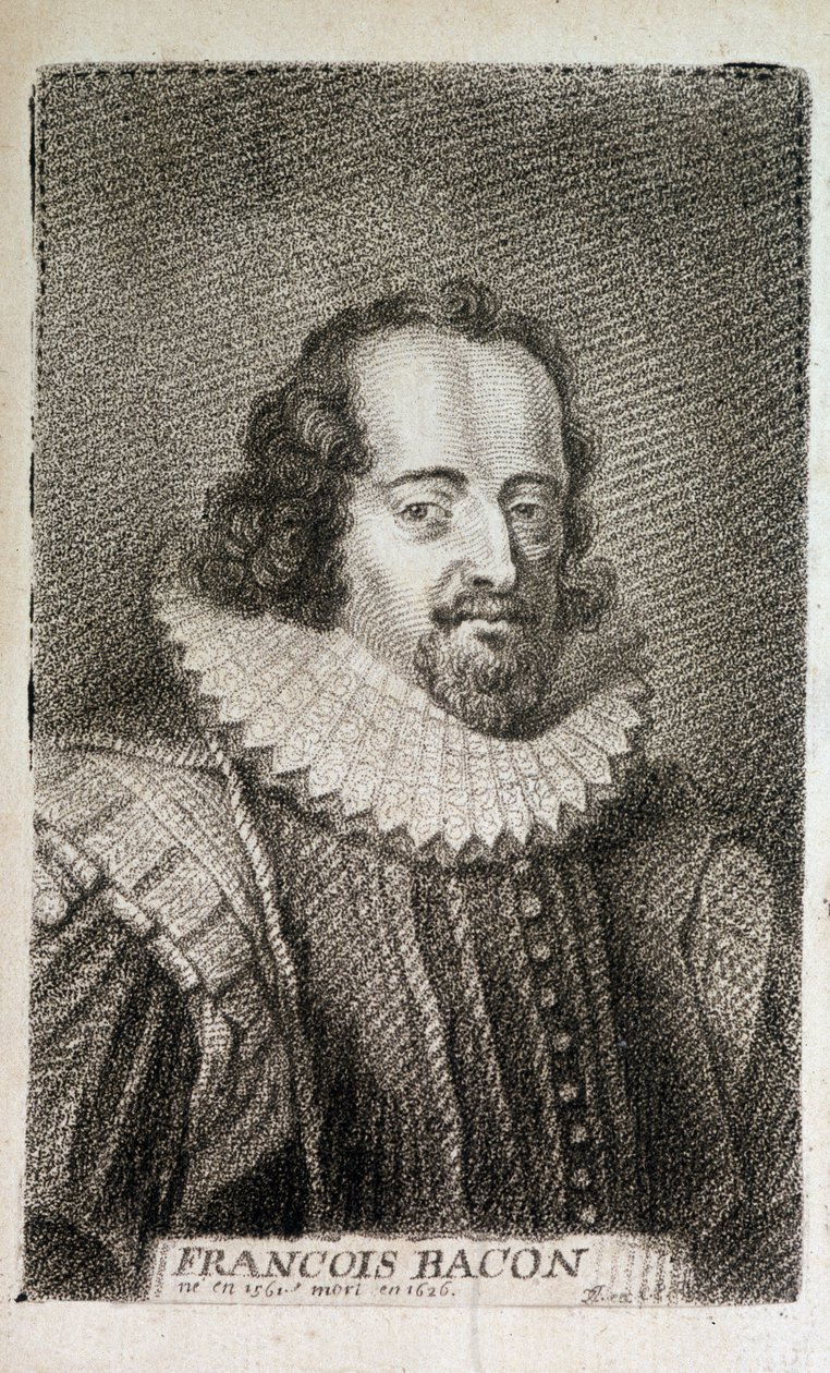 Retrato de Francis Bacon (1561-1626), filósofo inglês. n.d. v.1600. de Unknown artist