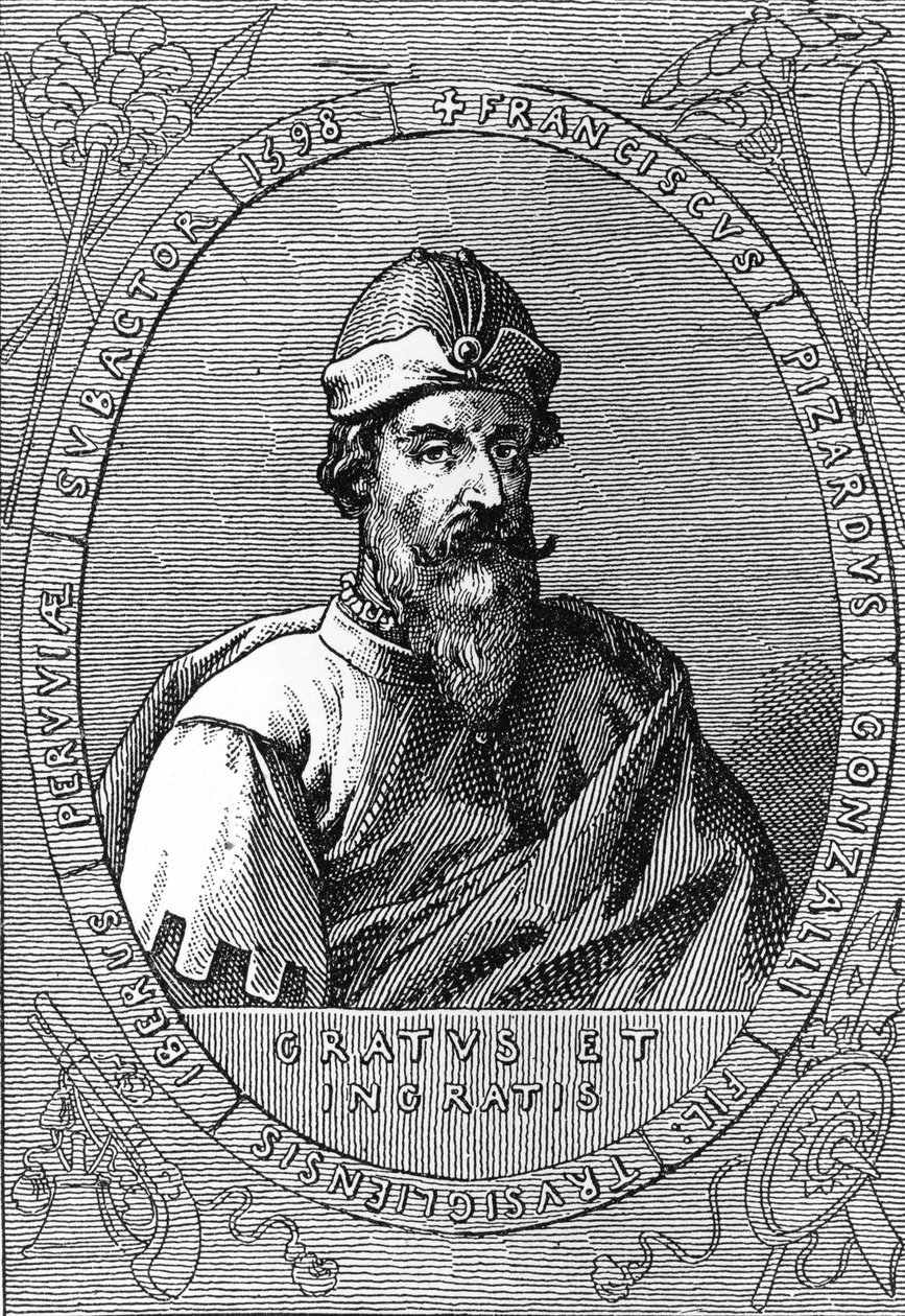 Retrato de Francisco Pizarro (en fr. François Pizarro de Unknown artist