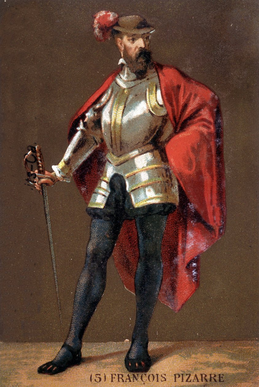 Retrato de Francisco Pizarro (en fr. François Pizarro de Unknown artist