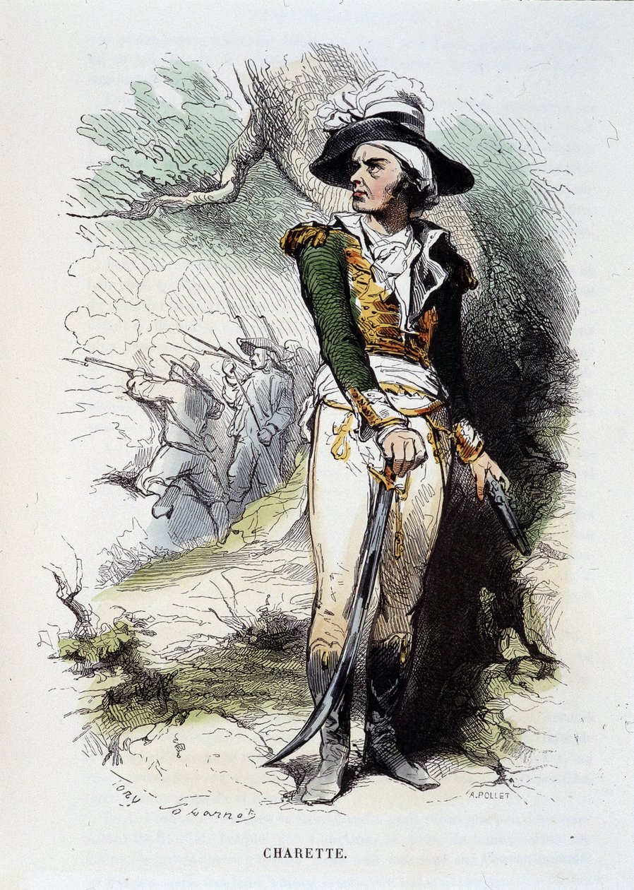 Retrato de François-Athanase de Charette de la Contrie (François Athanase de Unknown artist