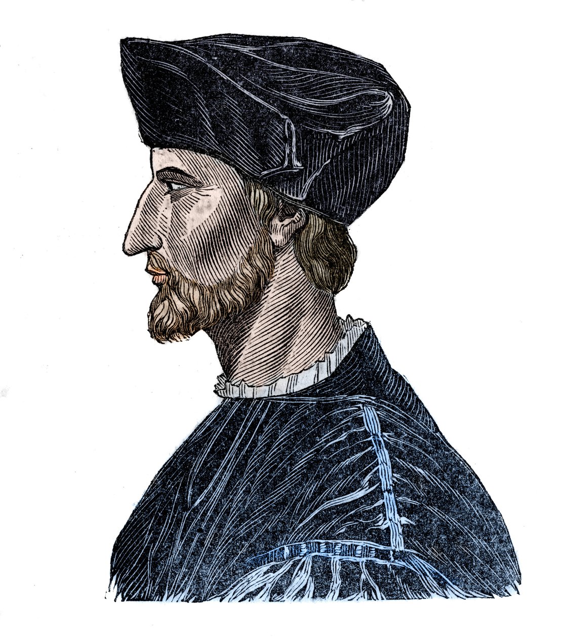 Retrato de François Rabelais (1494-1553), escritor e médico francês. de Unknown artist