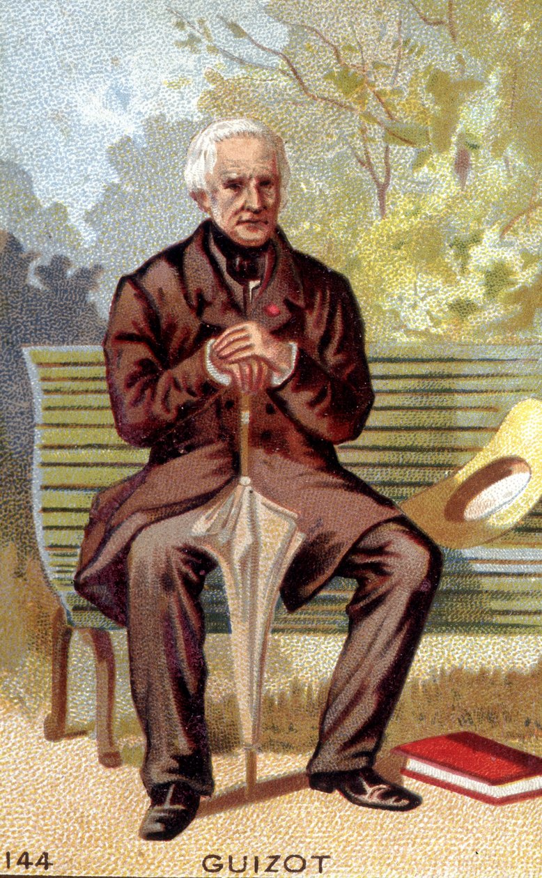 Retrato de François Guizot (1787 - 1874), político e historiador francês. de Unknown artist