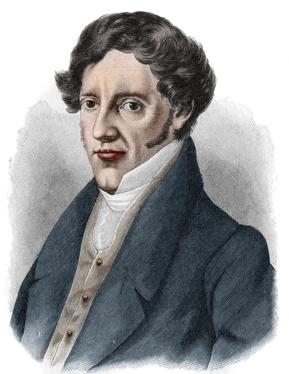 Retrato de Franz Grillparzer (1791-1872), dramaturgo austríaco. de Unknown artist