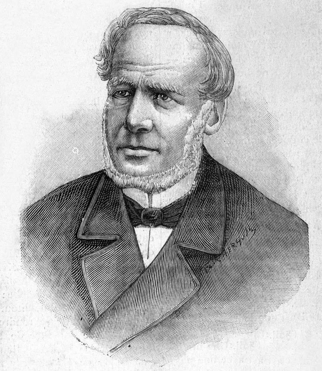 Retrato de Franz de Champagny (1804 - 1882) - em "Les Contemporains", n.d. final do século XIX. de Unknown artist