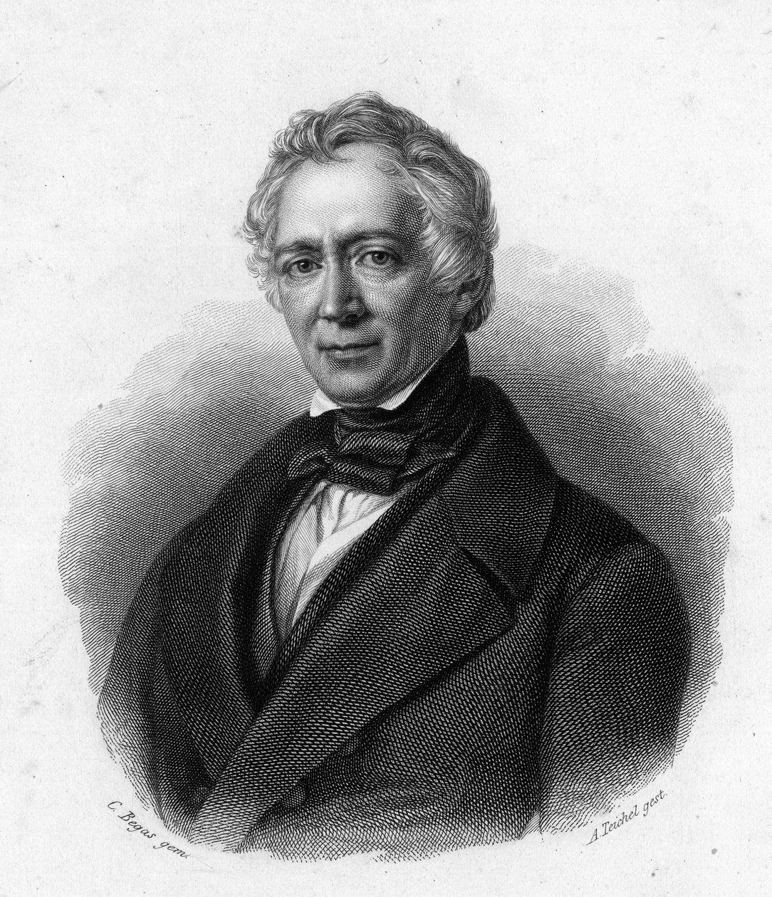 Retrato de Friedrich Ludwig von Raumer, historiador alemão (1781-1873). de Unknown artist