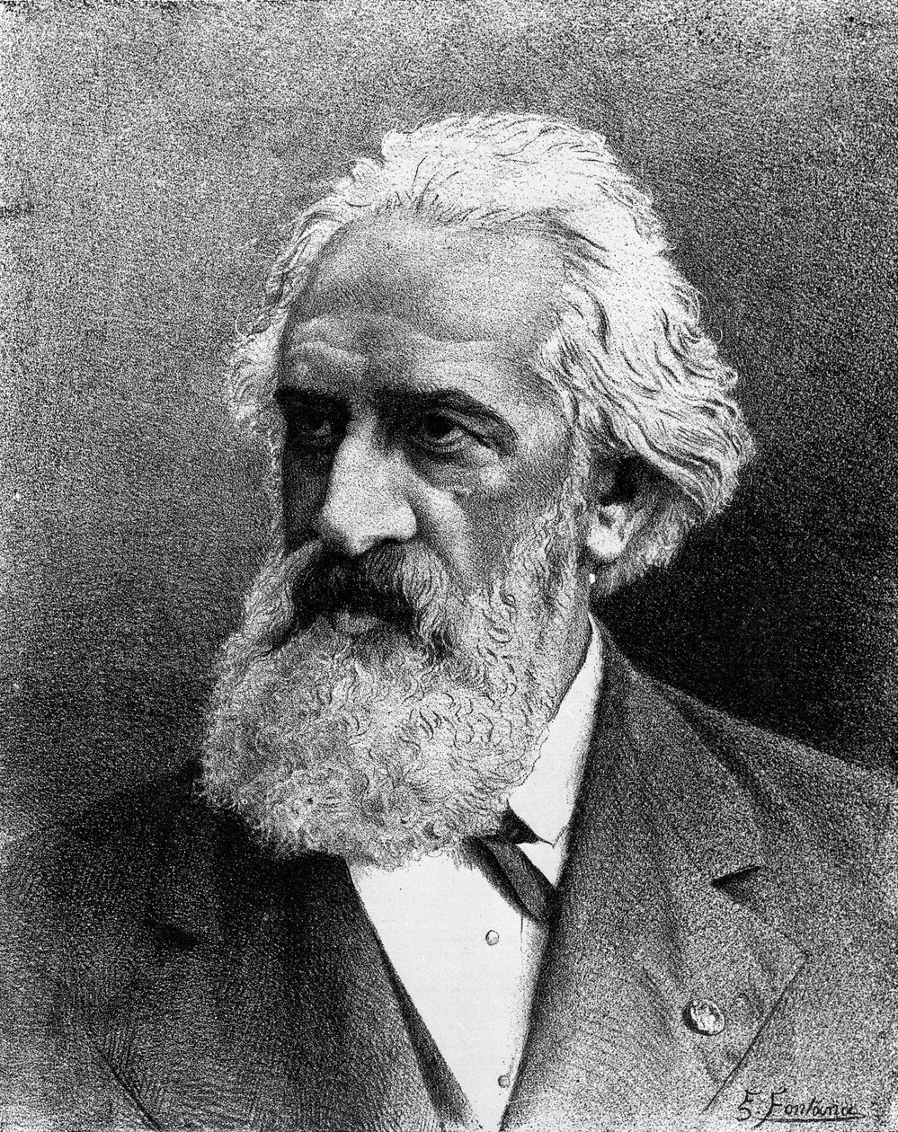 Retrato de Friedrich von Flotow (1812-1883) compositor alemão. de Unknown artist