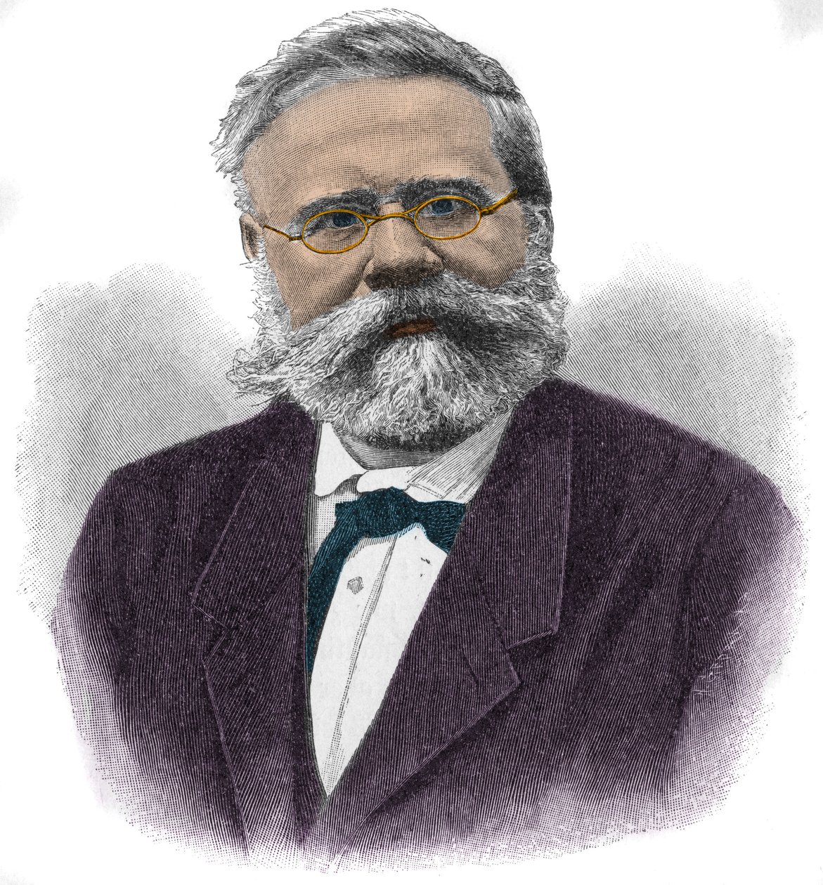 Retrato de Fritz Reuter (1810-1874) escritor alemão. de Unknown artist