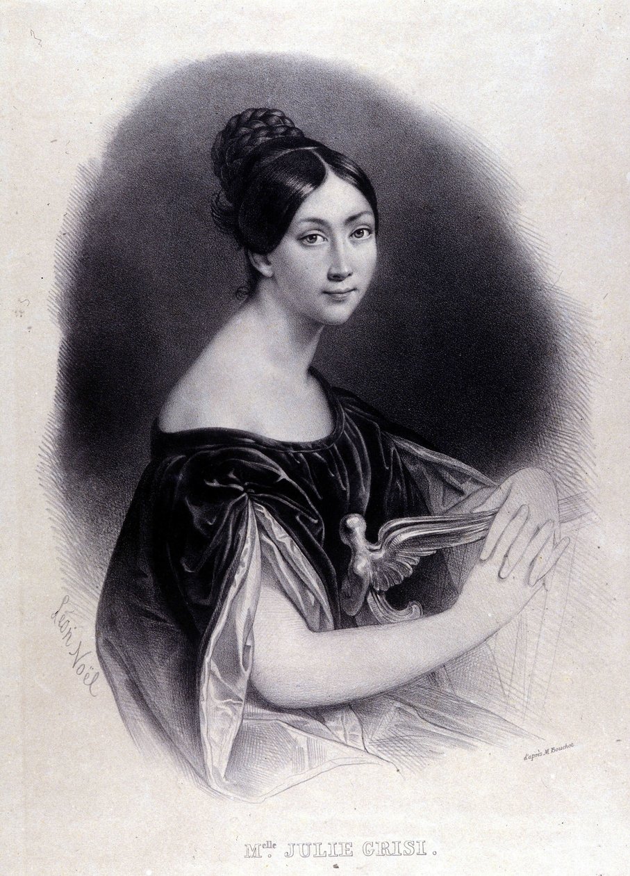 Retrato de GRISI Giulia (Julie) (1811-1869) Soprano italiano. de Unknown artist