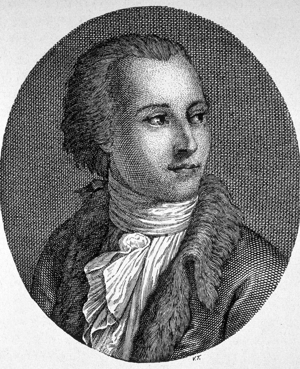 Retrato de Gaetano Filangieri (1752 - 1788), filósofo e advogado italiano de Unknown artist
