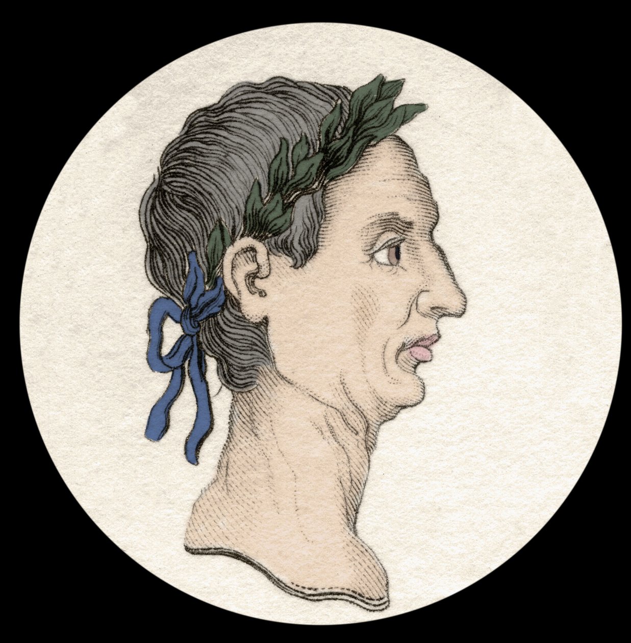 Retrato de Caio Júlio César (depois Júlio César) (100-44 AC). de Unknown artist