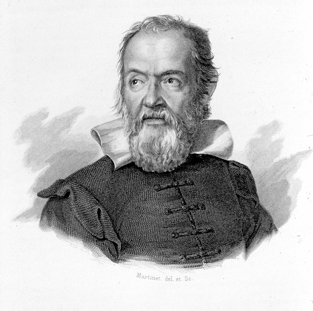 Retrato de Galileu Galilei dit Galileo (1564 - 1642). de Unknown artist