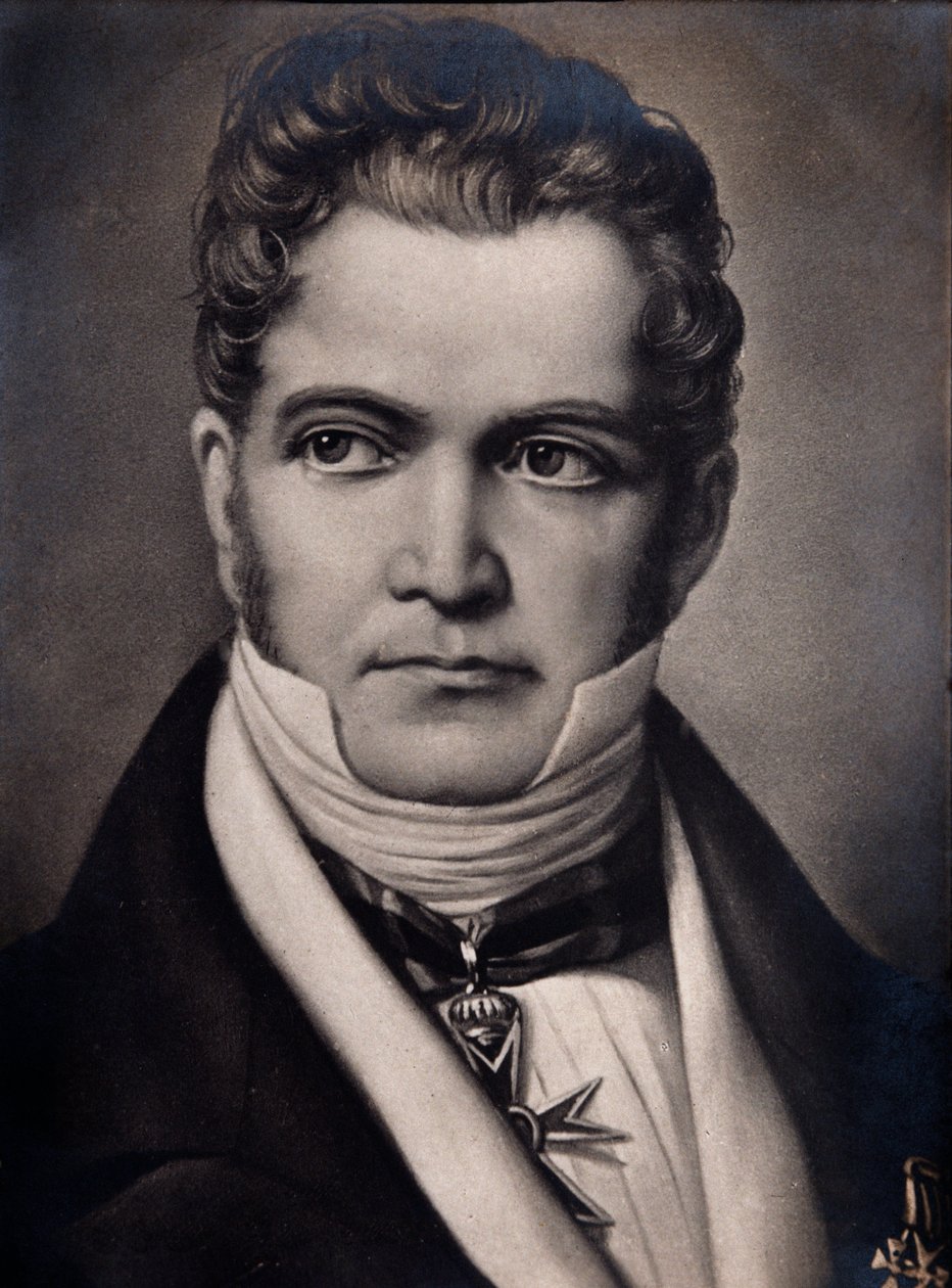 Retrato de Gaspare Spontini (gravura) de Unknown artist