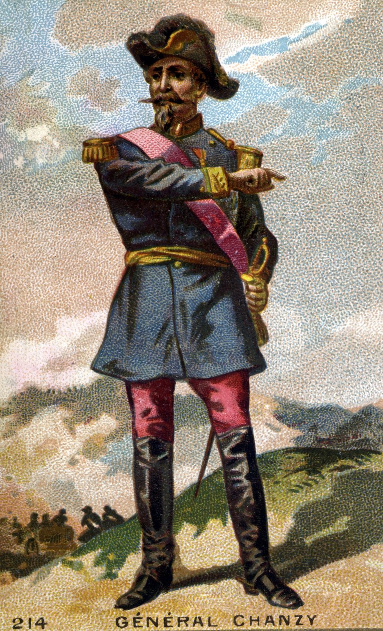 Retrato do General Chanzy (1823 - 1883) Cromolitografia do final do século XIX. de Unknown artist