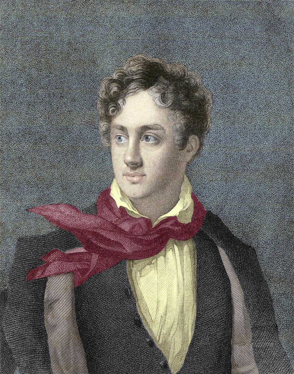 Retrato de George Gordon Noel, 6º Barão Byron, Lord Byron (1788-1824) de Unknown artist