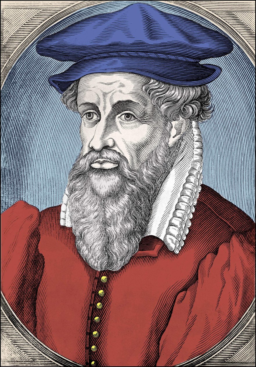 Retrato de Gerhard Kremer este Gerardus Mercator (1512-1594) de Unknown artist