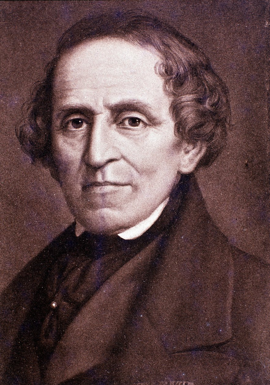 Retrato de Giacomo Meyerbeer (gravura) de Unknown artist