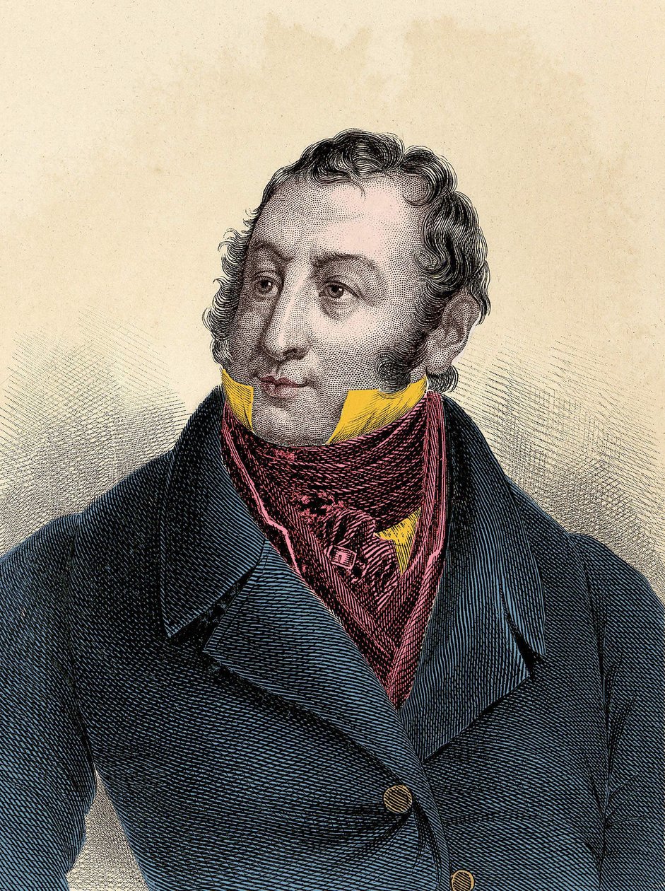 Retrato de Gioacchino Rossini (1792-1868) de Unknown artist
