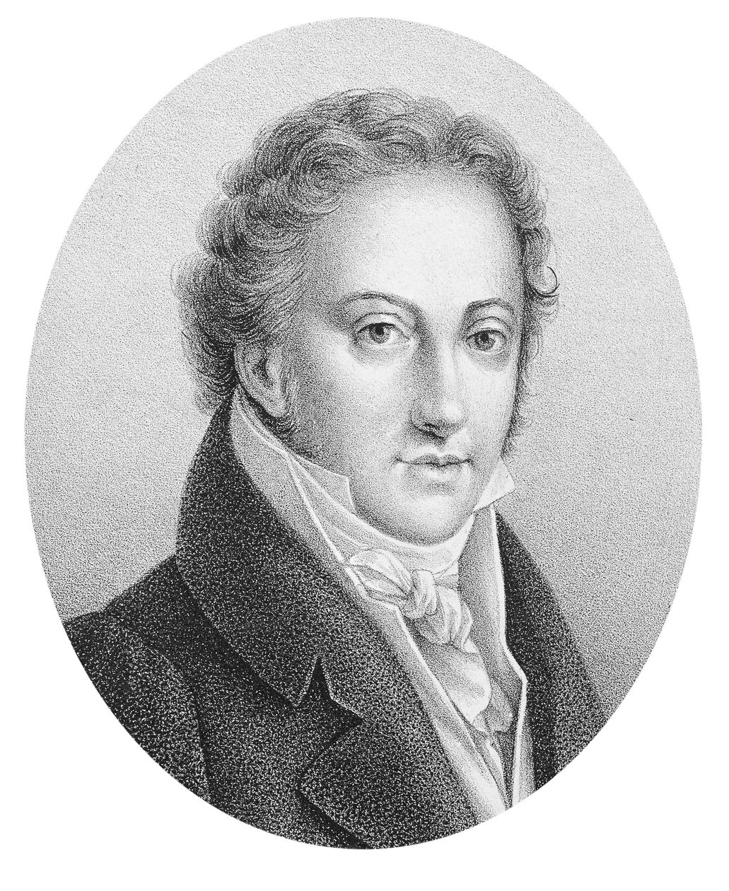 Retrato de Gioacchino Rossini (1792-1868) compositor italiano. de Unknown artist