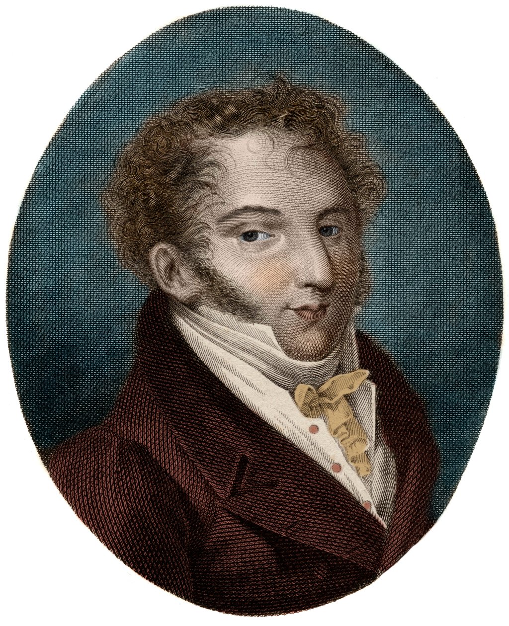 Retrato de Gioachino (Gioacchino) Rossini (1792-1868), compositor italiano - de Unknown artist