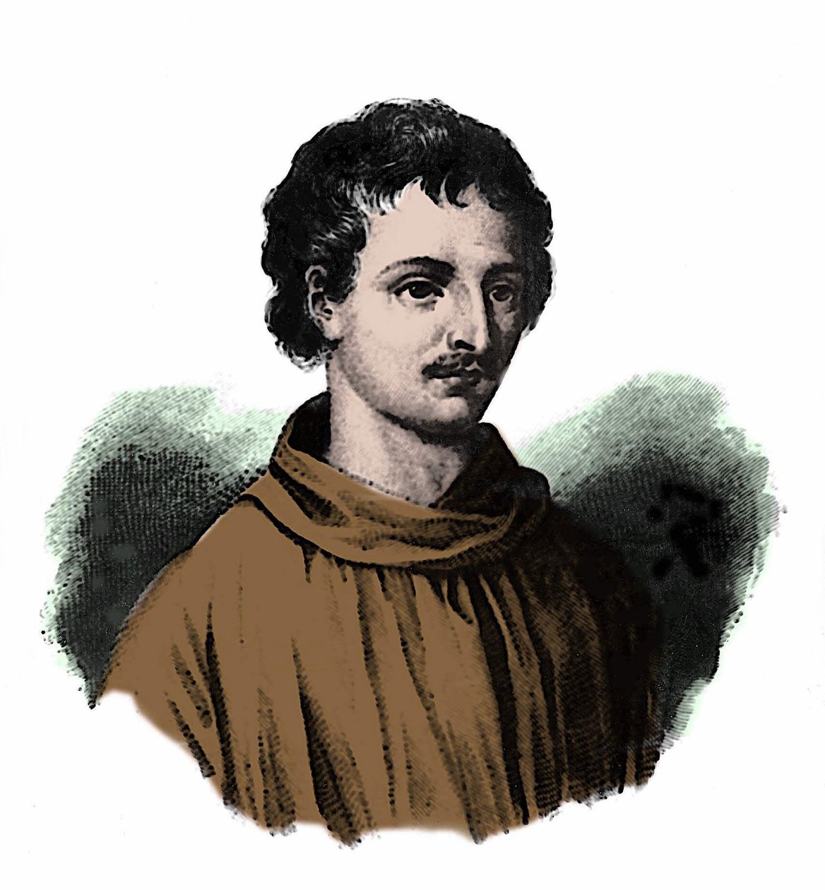 Retrato de Giordano Bruno (1548-1600) de Unknown artist