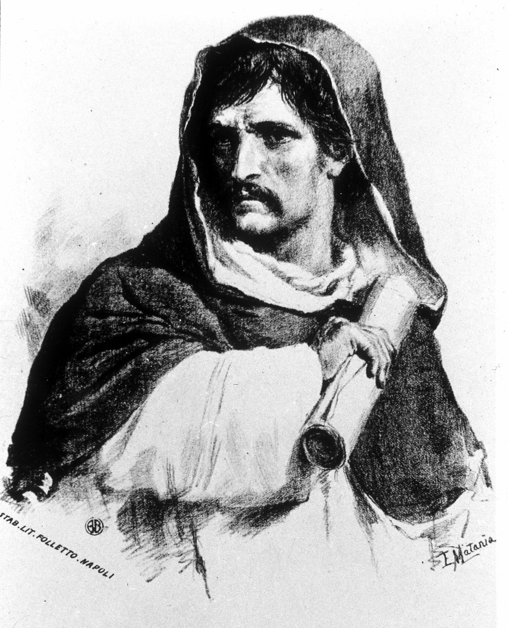 Retrato de Giordano Bruno (1548 - 1600) de Unknown artist