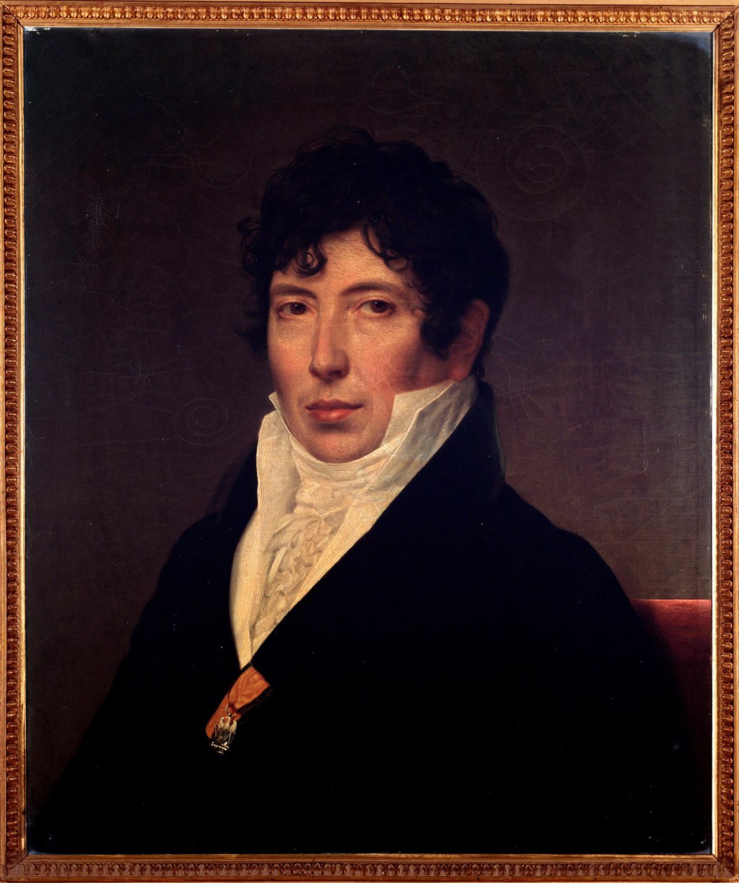 Retrato de Girolamo Crescentini (1762-1846) Cantor italiano castrato (castrat) Pintura anônima. Século XIX. Bologna Civico museo Bibliografico de Unknown artist