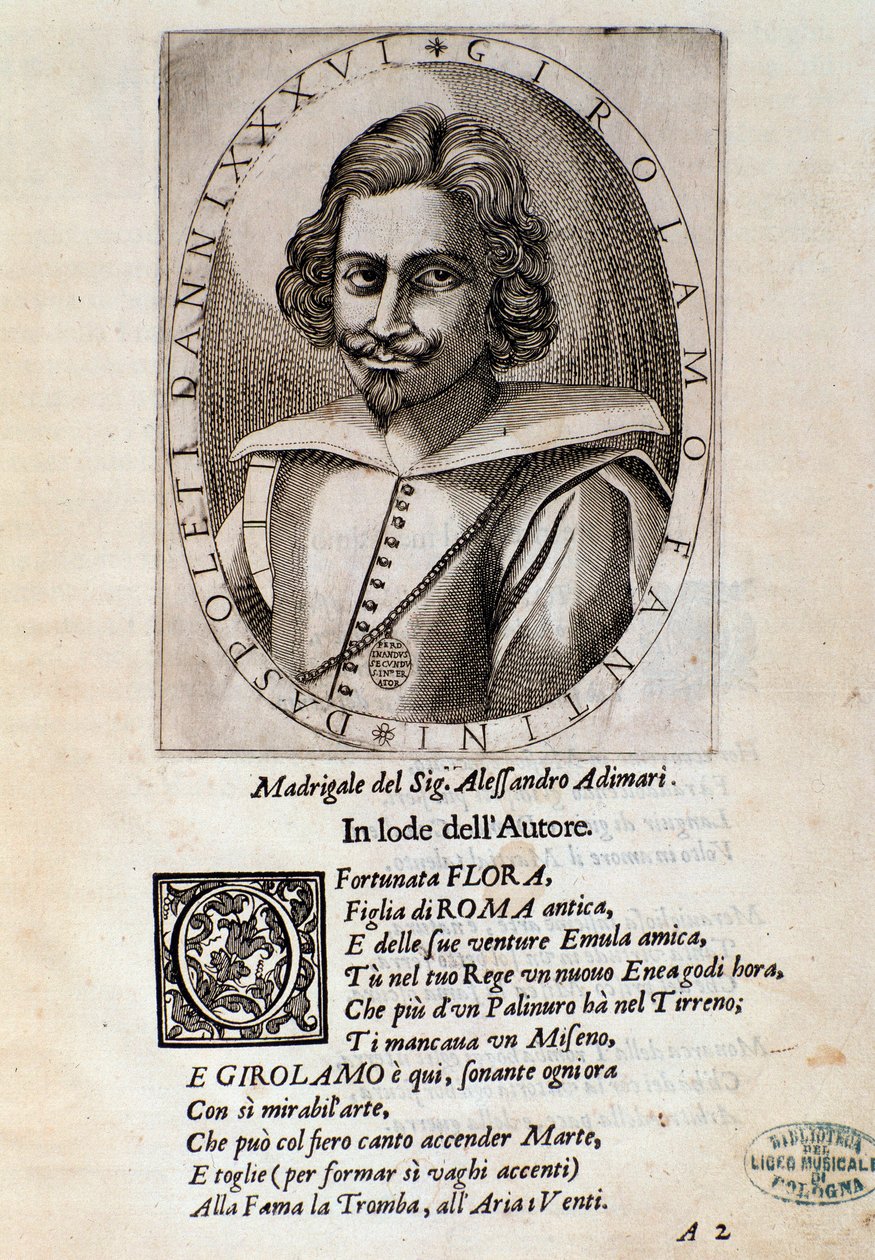 Retrato de Girolamo Fantini (gravura) de Unknown artist