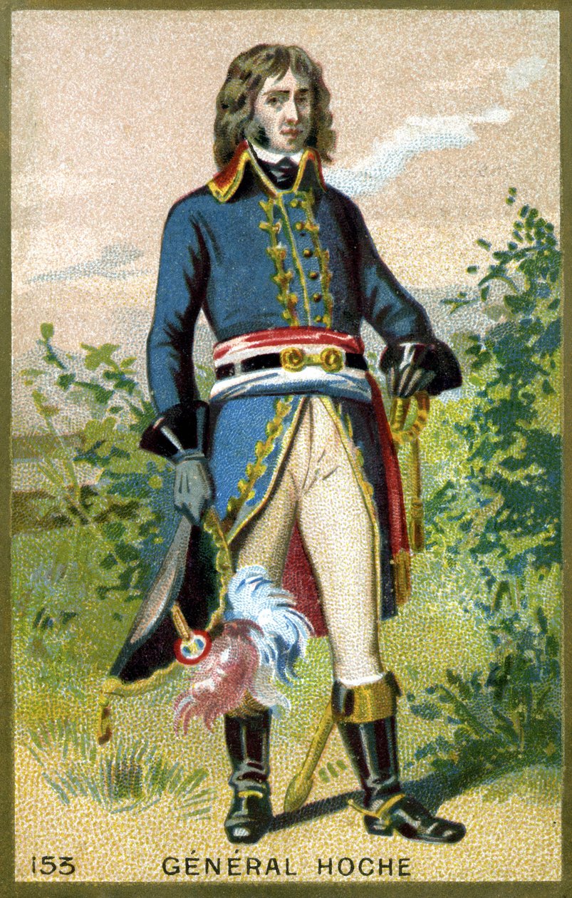 Retrato de Géneral Hoche (1768 - 1797). Cromolitografia do final do século XIX. de Unknown artist