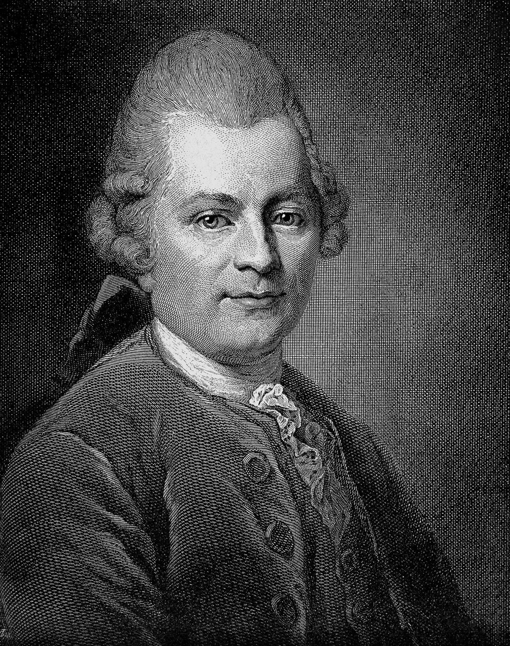 Retrato de Gotthold Ephraim Lessing (1729 - 1781) escritor e dramaturgo alemão. de Unknown artist