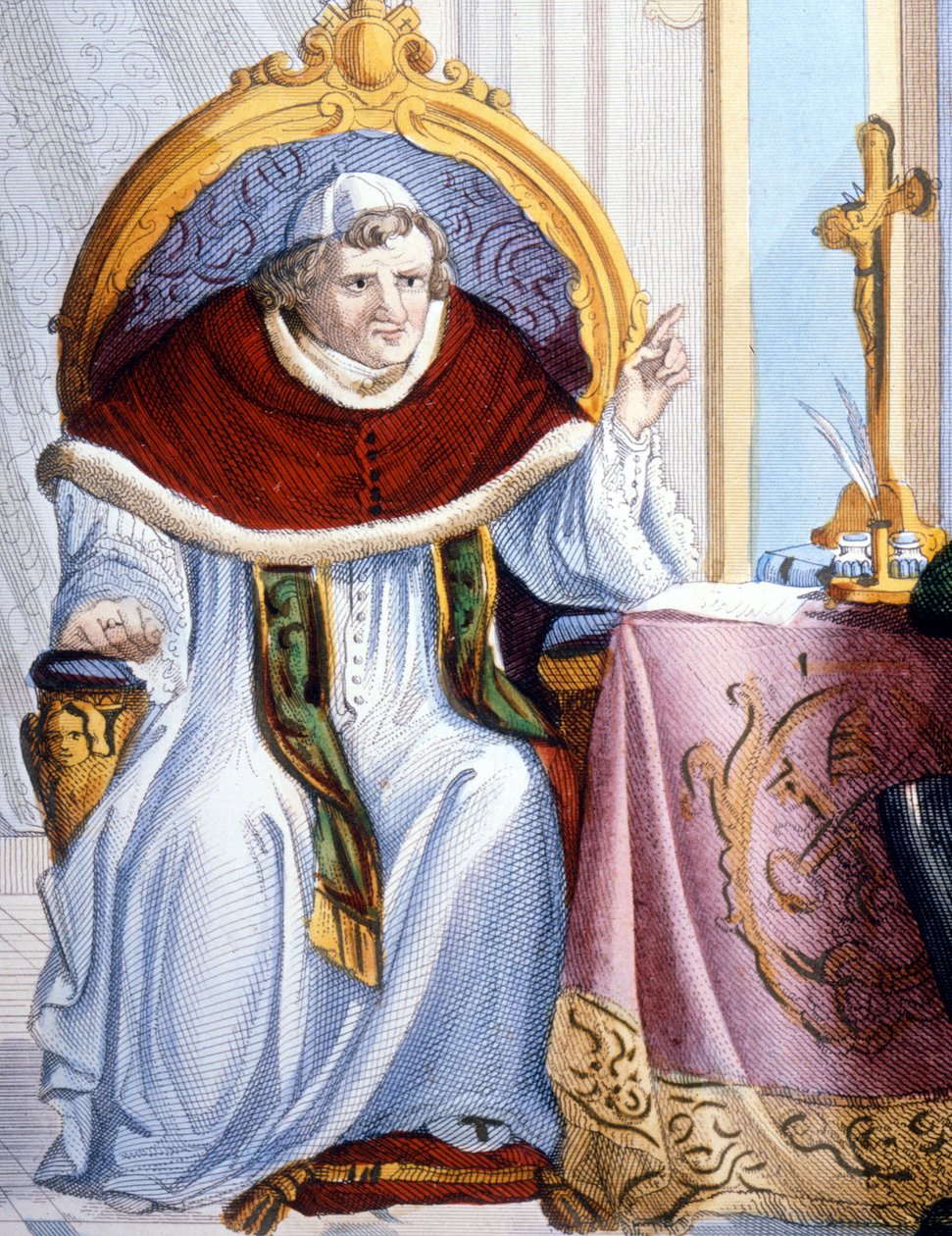 Retrato de Gregório XVI (1745 - 1846). de Unknown artist