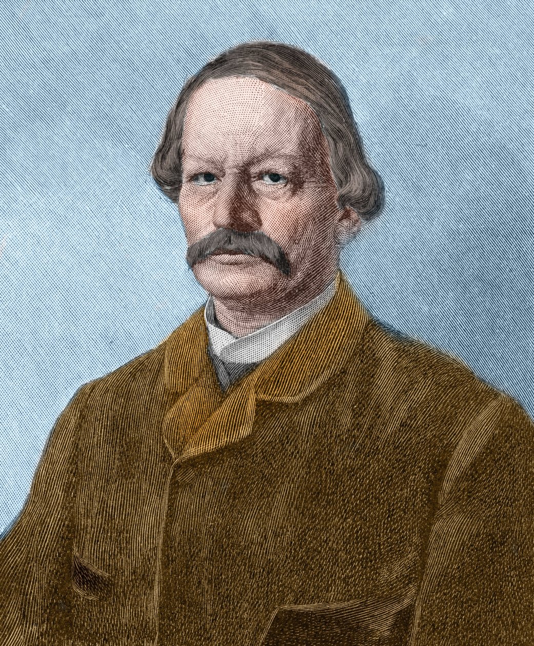 Retrato de Gustav Freytag (1816-1895), escritor alemão. de Unknown artist