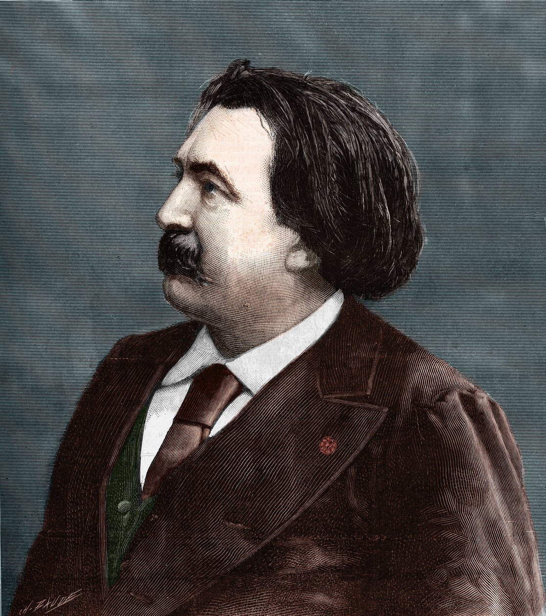 Retrato de Gustave Dore (1832-1883), pintor e cartoonista francês. de Unknown artist