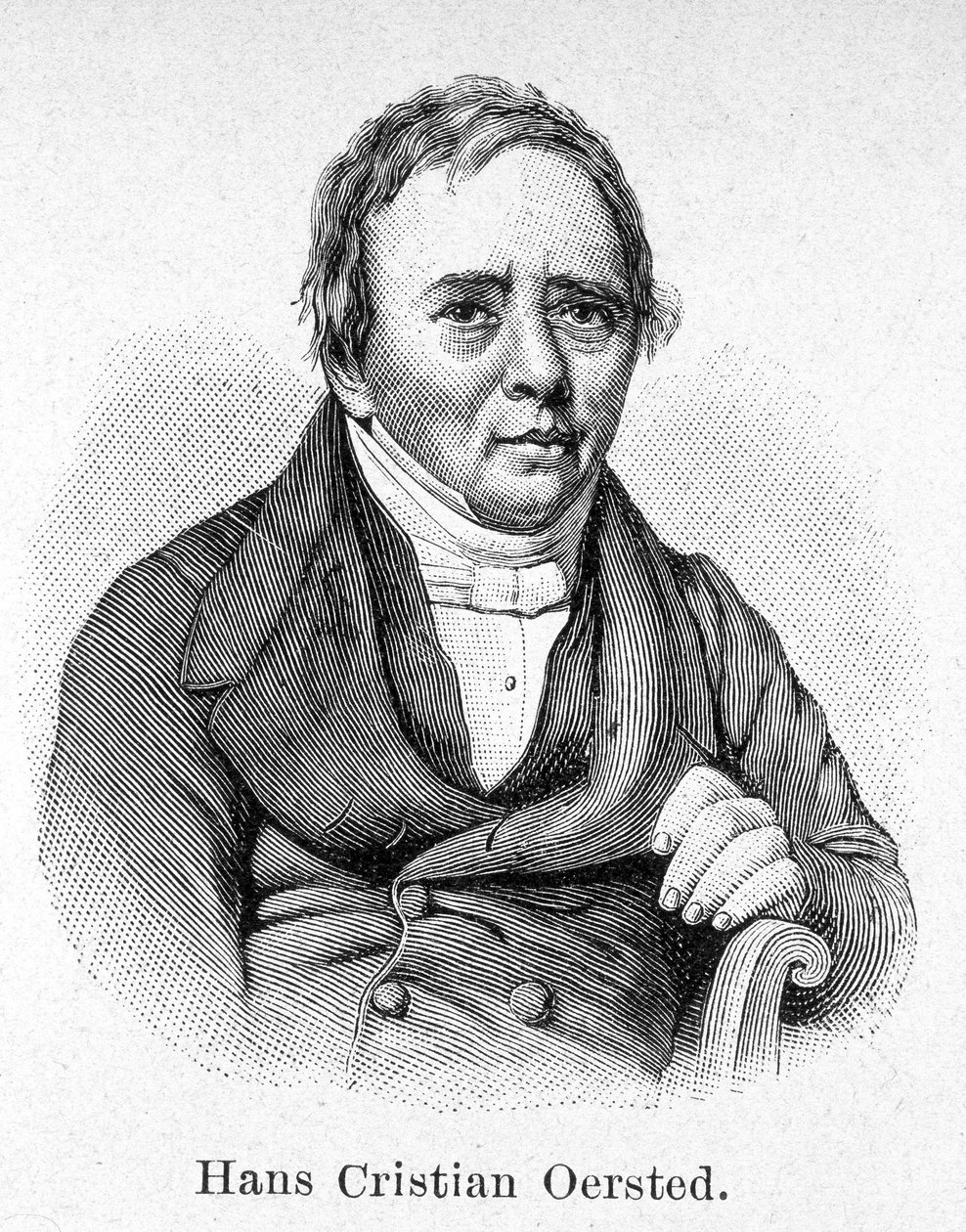 Retrato de Hans Christian Oerested (Oersted ou Orsted de Unknown artist