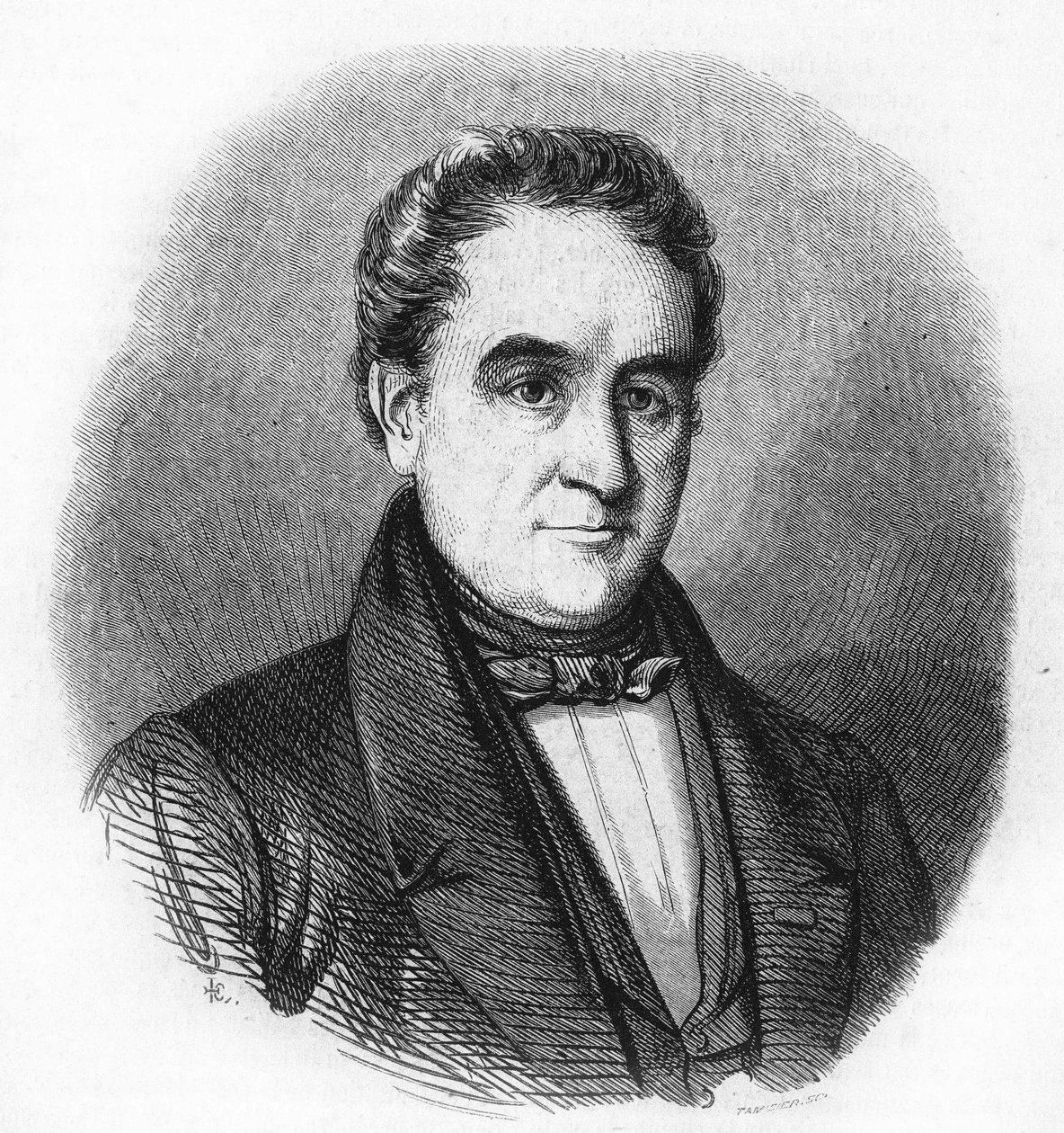 Retrato de Hendrik Tollens 1780-1856. Poeta holandês. de Unknown artist