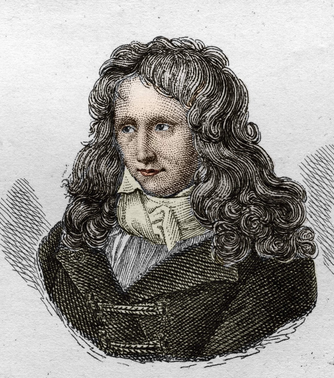 Retrato de Henri Bernardin de Saint Pierre (Saint-Pierre ou St-Pierre), escritor francês (1737-1814). Gravura a partir de 1835. de Unknown artist